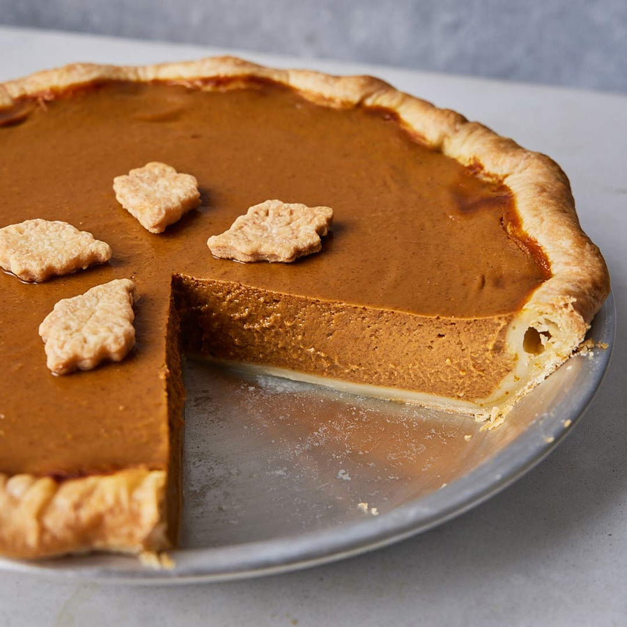 10'' Pumpkin Pie with Brandy and Spices